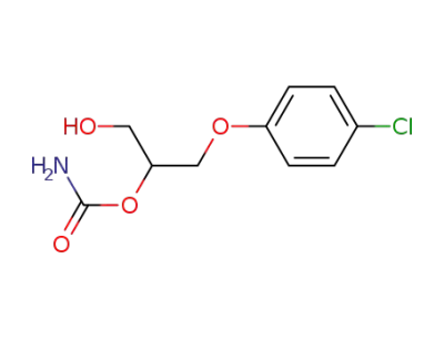3-(p-chlorophenoxy)-1,2-propanediol-2-carbamate
